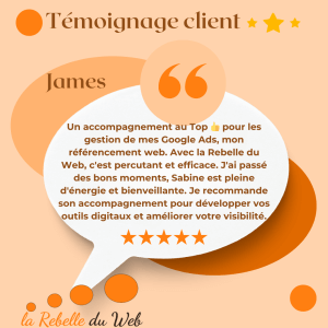Témoignage de James concernant le SO et le Google